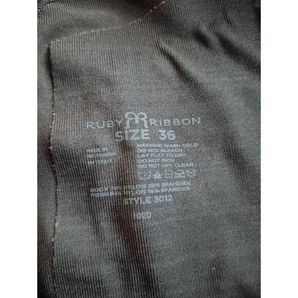 Ruby Ribbon Black Shaping Camisole Size 36 - Picture 3 of 5